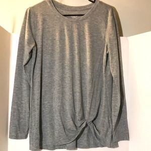 Old Navy active go-dry long sleeve gray top size M
